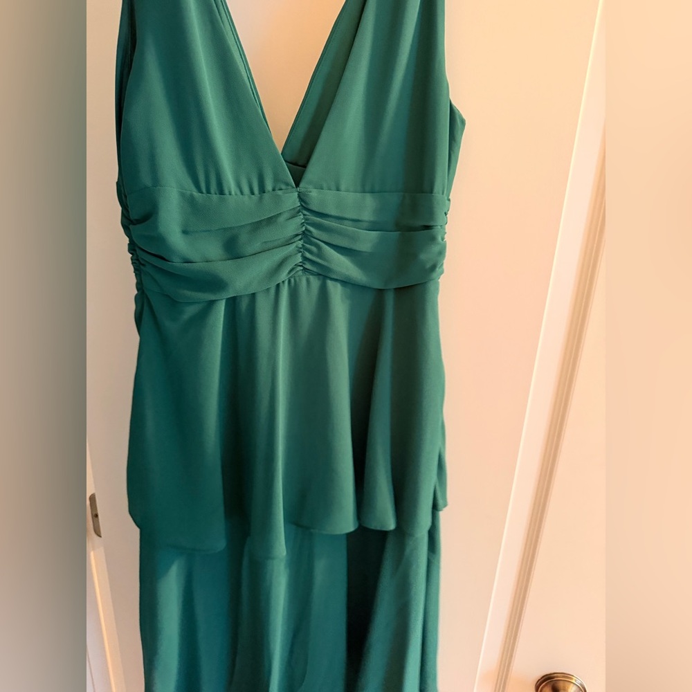 Emerald Green Lulus Dress - Picture 2 of 4